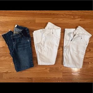 Gap Maternity Jeans Inset Panel Bundle